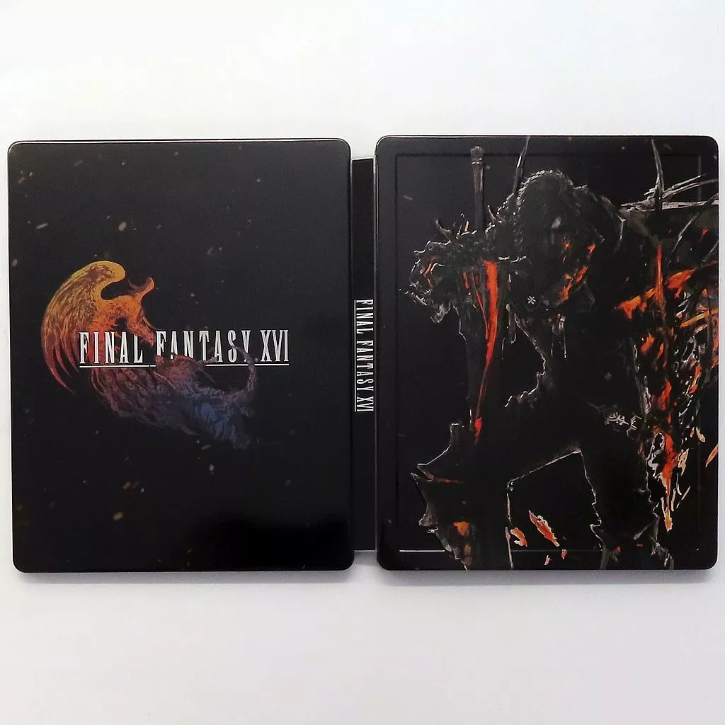 [単品] クライヴ・ロズフィールド 特製アートスチールブックケース(収納枚数2枚) 「PS5ソフト ファイナルファンタジーXVI コレクターズエディション」 同梱品