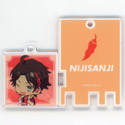 三枝明那(ミニキャラ) 「バーチャルYouTuber にじさんじ×極楽湯・RAKU SPA ととのうにじさんじ トレーディング銭湯錠風」