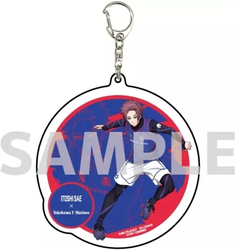 27.糸師冴×横浜F・マリノス ビブスデザインver.(描き下ろしイラスト) デカアクリル 「ブルーロック×Jリーグ」