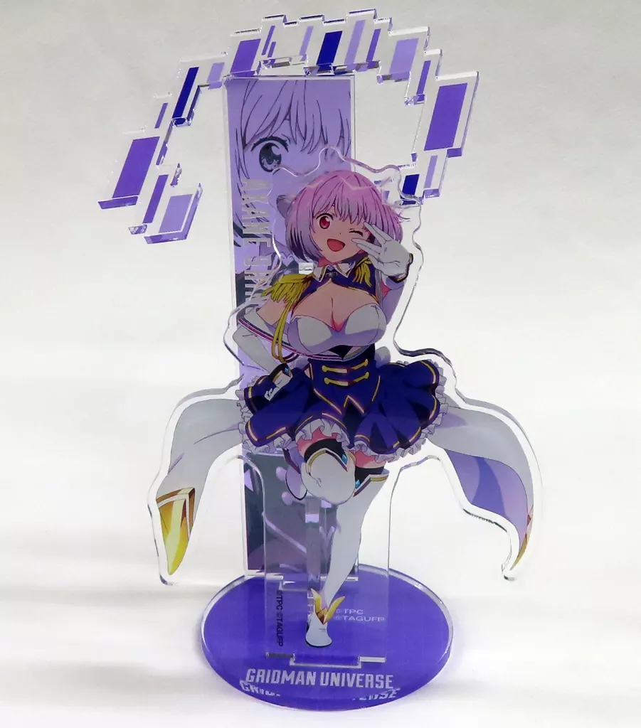 アクリルスタンド・アクリルパネル　新条アカネ 3Dアクリルフィギュア 「DMMスクラッチ!×ハピチャンクジ 劇場版 グリッドマンユニバース 第2弾」 B-4賞