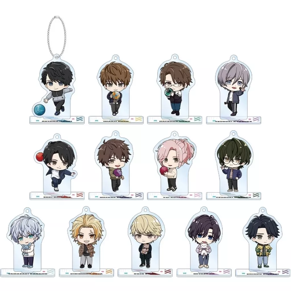 全13種セット 「スタンドマイヒーローズ×ROUND1 トレーディング ちびキャラ アクリルスタンド ver.A」