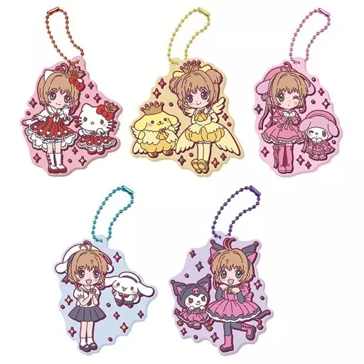 全5種セット 「カードキャプターさくら×サンリオキャラクターズ スペシャルラバーマスコット2」