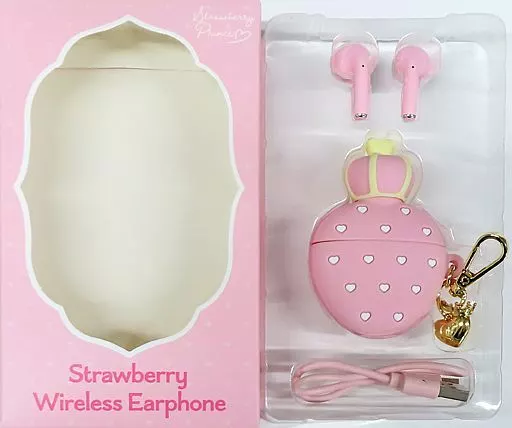 ヘッドフォン　すとろべりーぷりんす Strawberry Wireless Earphone(ワイヤレスイヤホン) 受注生産限定 駿河屋 -<中古>すとろべりーぷりんす Strawberry Wireless