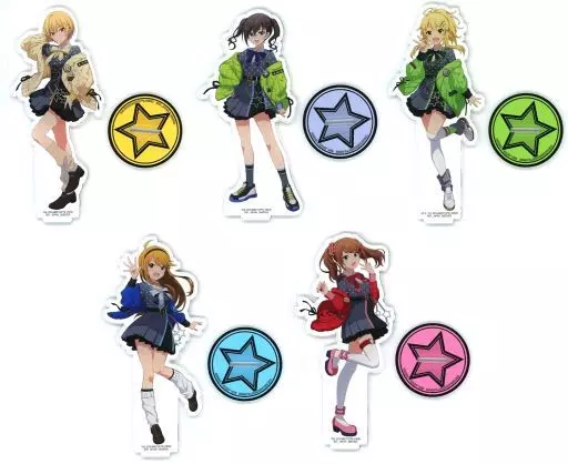 全5種セット アソビ情報局 スタンド付きビッグアクリルフィギュア 「THE IDOLM＠STER SERIES」