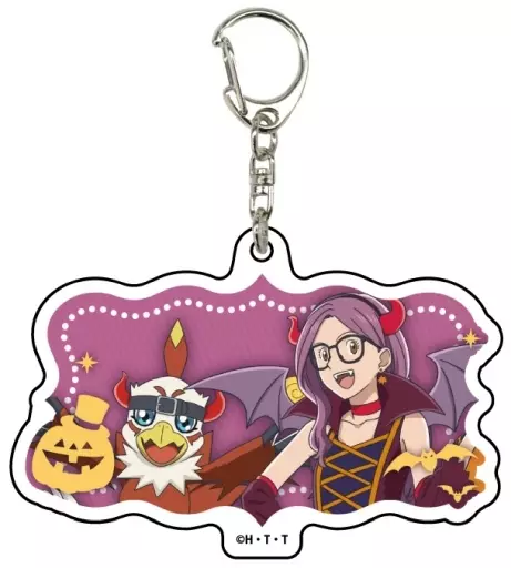 井ノ上京＆ホークモン 「デジモンアドベンチャー 02 THE BEGINNING アクリル 03.ハロウィンver. 描き下ろしイラスト」