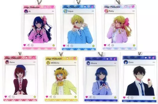 全7種セット 「【推しの子】 苺プロダクション☆ファン感謝祭2023 トレーディングSNSフレームアクリル」