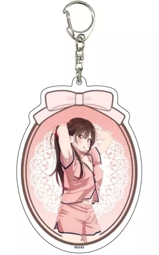 13.水原千鶴(へそチラver.) 描き下ろしイラスト デカアクリル 「彼女、お借りします」