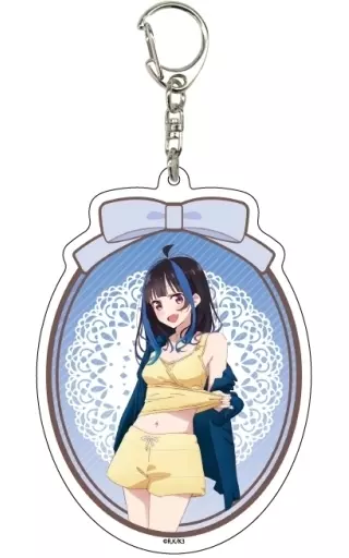 17.八重森みに(へそチラver.) 描き下ろしイラスト デカアクリル 「彼女、お借りします」