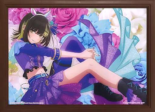 斑鳩ルカ ユニコーンパープルスタイル 描きおろしフレームスタンド 「一番くじ アイドルマスター シャイニーカラーズ」 E賞