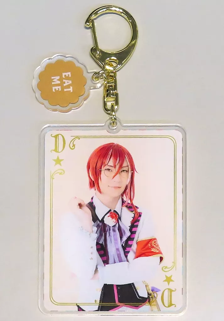 木津つばさ(逆先夏目/白ウサギ) トランプ風アクリル 「劇団『ドラマティカ』ACT3/カラ降るワンダフル!」