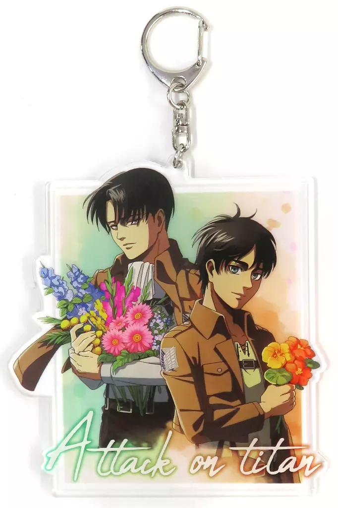 エレン・イェーガー＆リヴァイ・アッカーマン(大人) BIGアクリル past and future ver. 「進撃の巨人」 アニメイト限定