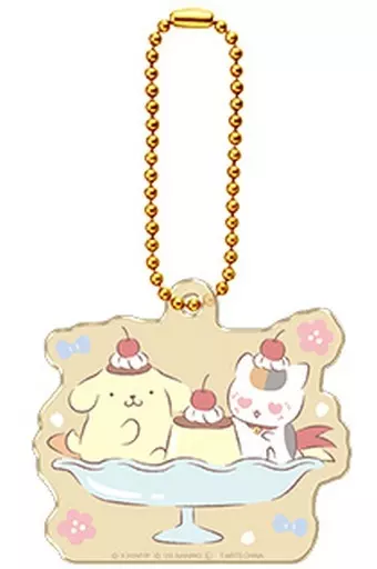 ポムポムプリン×ニャンコ先生 「夏目友人帳 サンリオキャラクターズコラボ アクリル」