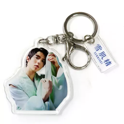 羽生結弦 アクリル 「雪肌精 みやび×羽生結弦」 モイスチュア プロテクト セラム購入特典