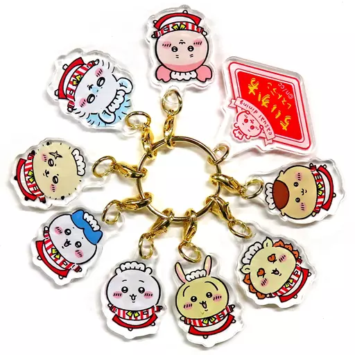 ホールスタッフ集合!なアクリルチャーム 「ちいかわ なんか小さくてかわいいやつ ちいかわレストラン」