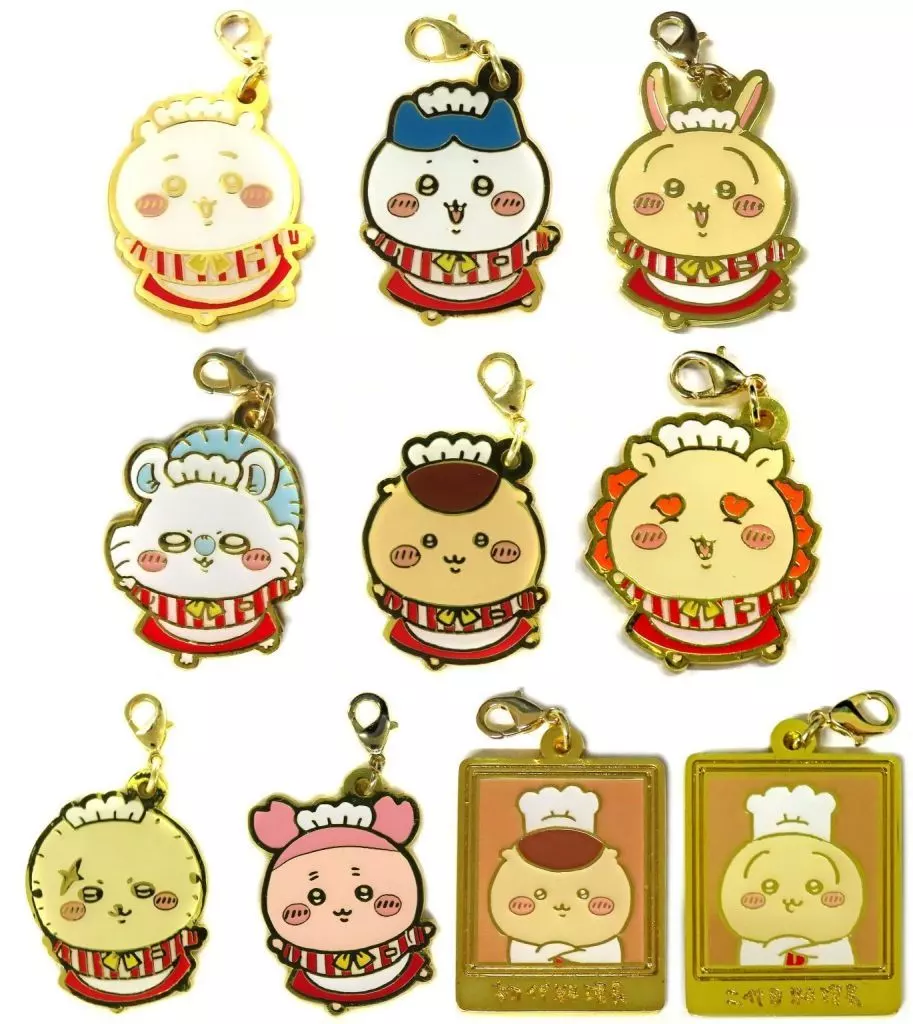 キーホルダー　全10種セット 「ちいかわ なんか小さくてかわいいやつ ちいかわレストラン レストランなチャームコレクション(メタルver.)」
