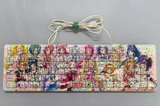 未開封:プリキュアオールスターズ「パソコン・キーボード」 駿河屋 -<中古>[破損品] 集合(17人+15体) USBキーボード 「映画