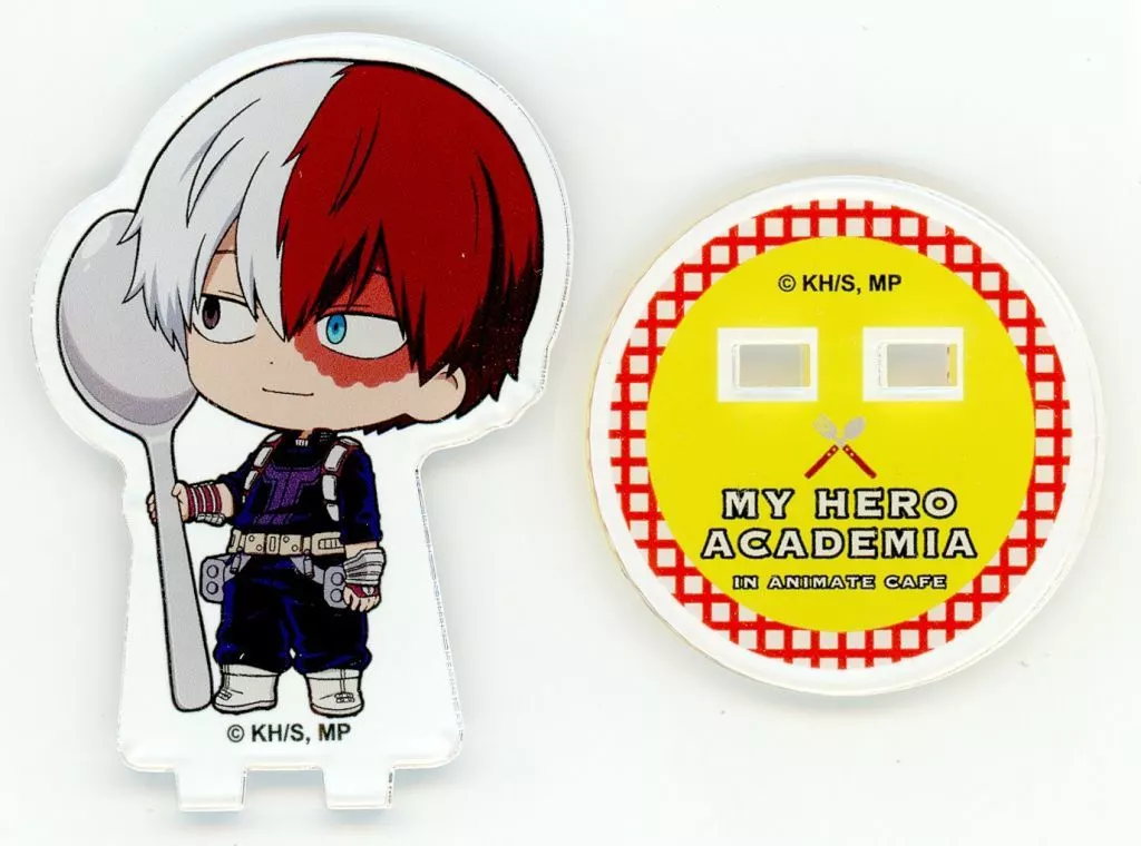 轟焦凍 「僕のヒーローアカデミア×アニメイトカフェスタンドHareza池袋 トレーディングアクリルスタンド カトラリーver. A」_image