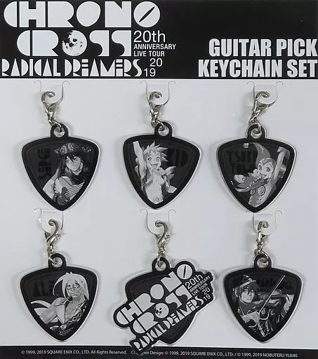 集合 GUITAR PICK KEYCHAIN SET(ギターピックキーチェーンセット) 「CHRONO CROSS 20th Anniversary Live Tour 2019 RADICAL DREAMERS Yasunori Mitsuda ＆ Millennial Fair」