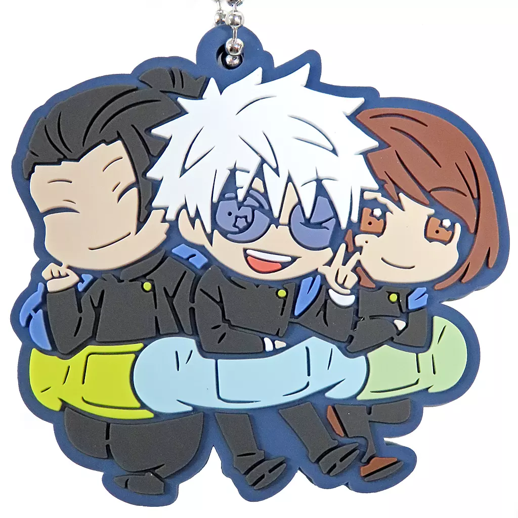 五条悟＆夏油傑＆家入硝子 「呪術廻戦 キャラばんちょうこうラバーマスコット 懐玉・玉折」