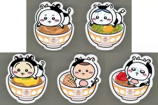 全5種セット ダイカットマグネット 「ちいかわ×すき家」 すきすきセット購入特典