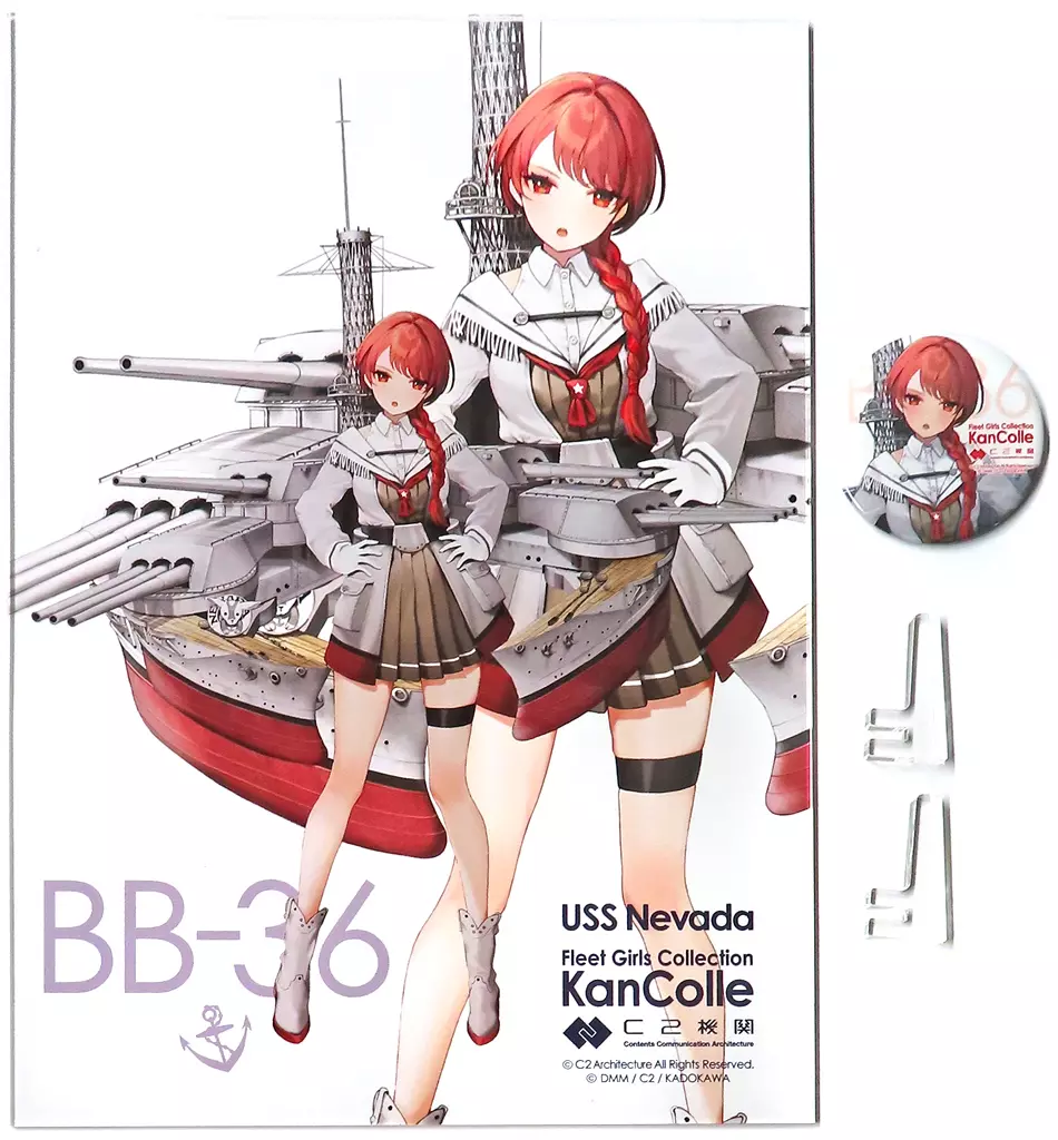 グッズセット　BB-36 艦娘アクリルボード 限定缶バッジ付 C102最速限定セット 「艦隊これくしょん～艦これ～」