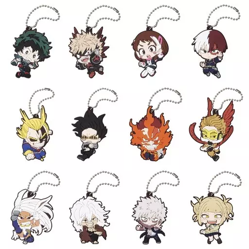 全12種セット 「僕のヒーローアカデミア カプセルラバーマスコット02」
