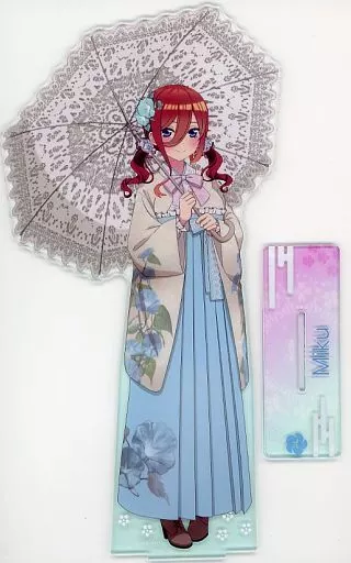 アクリルスタンド・アクリルパネル　中野三玖 BIGアクリルスタンド 「映画 五等分の花嫁 ドリーム缶バッジ レトロモダン」 ドリーム賞