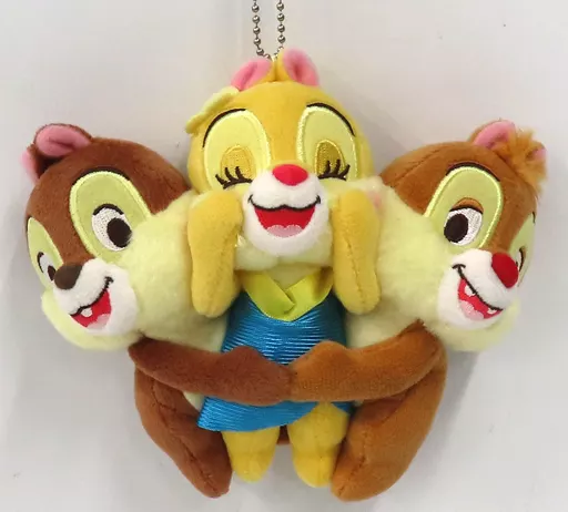 チップ＆デール＆クラリス プラッシュキーチェーン 「ディズニー」