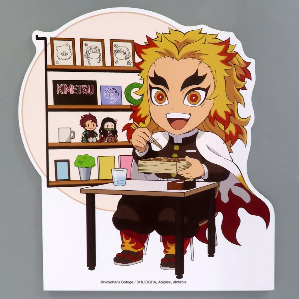 鬼滅の刃　煉獄杏寿郎スタンディPOP 韓国 駿河屋 -<中古>煉獄杏寿郎 韓国店オリジナルイラスト スタンディPOP