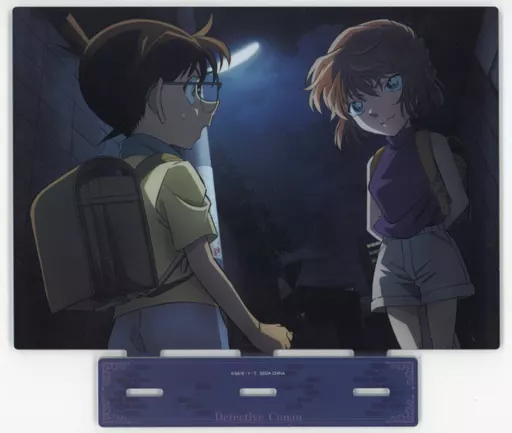 江戸川コナン＆灰原哀 アクリルパネル(黒ずくめの組織から来た女) 「セガ ラッキーくじ 名探偵コナン メモリアルカット」 B賞_image