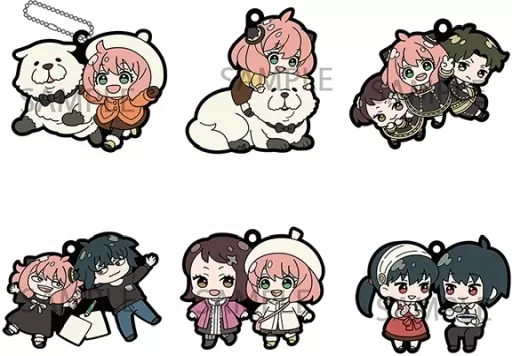 全6種セット 「SPY×FAMILY ラバーマスコット バディコレ vol.2」