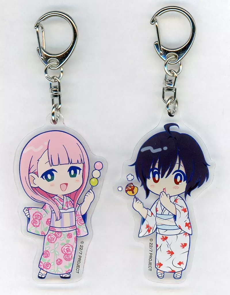 神木みかみ＆滝川みう ご当地アクリルチャームセット 「22/7(ナナブンノニジュウニ) ナナニジ夏祭り2023」