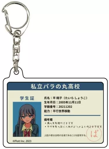 駿河屋 -<中古>平翔子 「アクリルキーホルダー 私立パラの丸高校 01