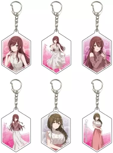 全6種セット 「アクリルキーホルダー アイドルマスター シャイニーカラーズ 01.描き下ろしイラスト」