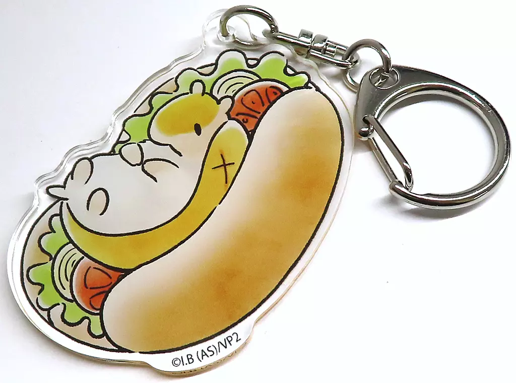 ホットドックの具材に間違えられた子ジョン アクリル 「吸血鬼すぐ死ぬ2 ジョンがかわいい POP UP STORE in ハンズ」
