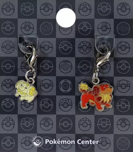 926.パピモッチ＆927.バウッツェル 全国ずかんメタルチャーム 「ポケットモンスター」 ポケモンセンター限定