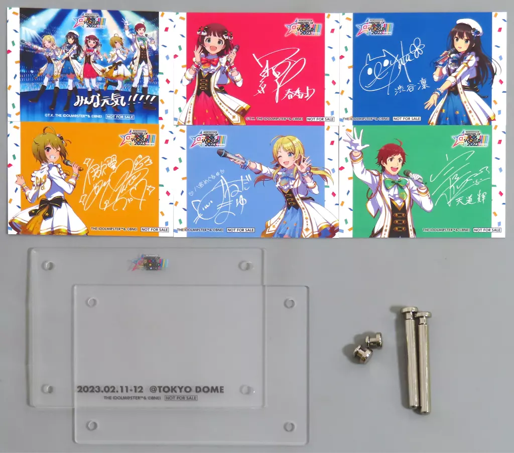 [単品] 集合(MOIW2023キービジュアル) アクリルフレーム 「THE IDOLM＠STER M＠STERS OF IDOL WORLD!!!!! 2023 Blu-ray PERFECT BOX!!!!! アソビストア特装版」 同梱特典