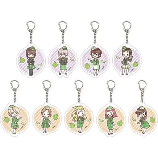 全9種セット 「ガールズ＆パンツァー 最終章 アクリル 07.メロン×ツアーガイドver.B(グラフアートイラスト)」