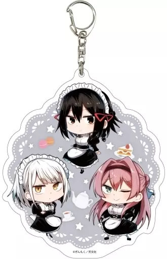 02.集合デザイン(描き下ろしイラスト) デカアクリル 「心の声が漏れやすいメイドさん」