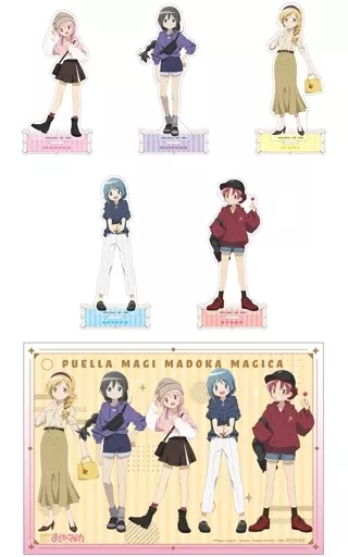 グッズセット　集合(パーカー) アクリルスタンドセット(布ポスター付き) 「魔法少女まどか☆マギカ」