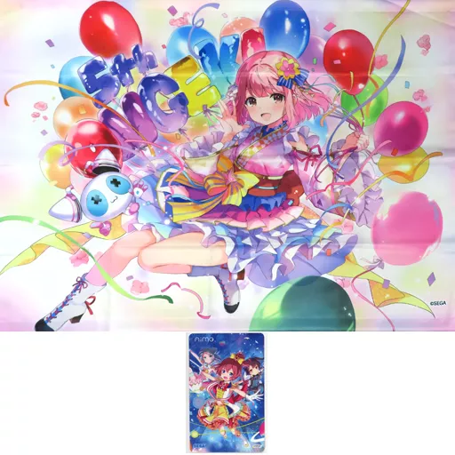 新品・未開封 オンゲキ グッズキャンペーン A1布ポスター&Aimeカードセット 駿河屋 -<中古>集合(ONGEKI 5th Anniversary) A1布ポスター＆Aime