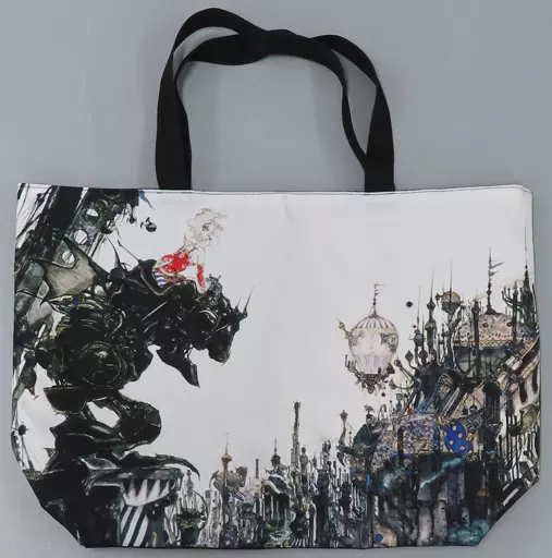 バッグ　街(天野喜孝) リバーシブルトートバッグ 「ファンタジーアート展」