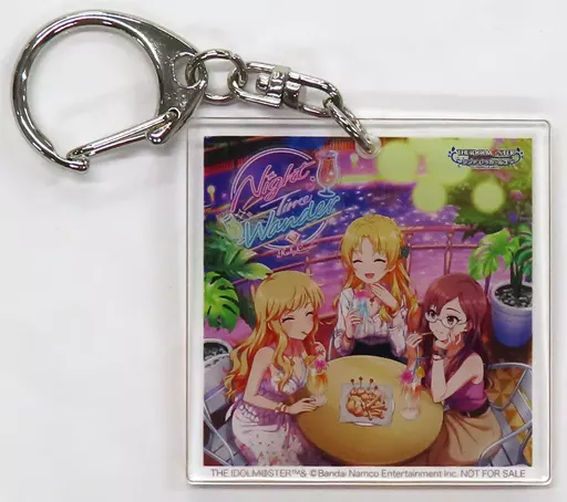ジャケットイラスト ミニアクリル 「CD THE IDOLM＠STER CINDERELLA GIRLS STARLIGHT MASTER PLATINUM NUMBER 12 Night Time Wander」 楽天ブックス購入特典