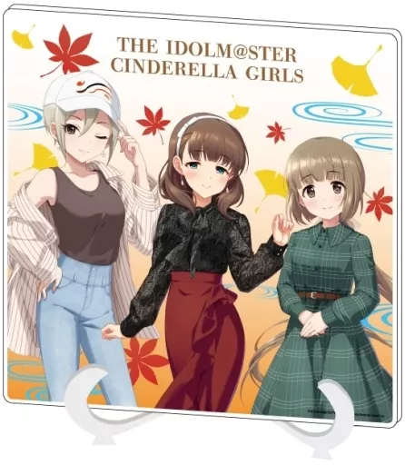 01.整列デザイン(秋コーデver.) 描き下ろしイラスト アクリルアートボード 「アイドルマスター シンデレラガールズ」