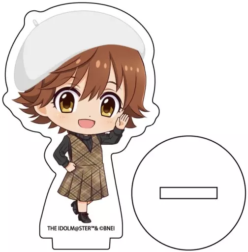 本田未央 「アイドルマスター シンデレラガールズ アクリルぷちスタンド 01.秋コーデver.(ミニキャライラスト)」