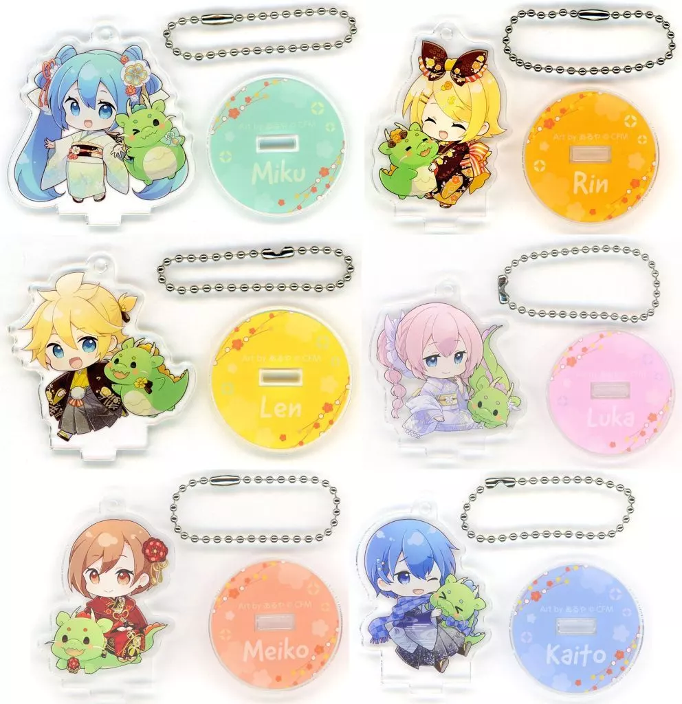 全6種セット 「初音ミク New Year SHOP 2024 トレーディング アクリルスタンド」
