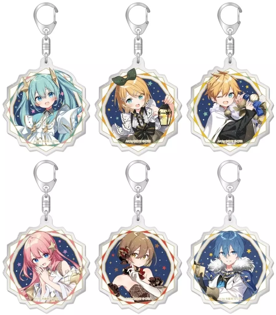 全6種セット 「初音ミク Xmas SHOP 2023 トレーディング ラメ入りアクリル」
