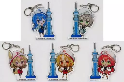 全5種セット 「バーチャルYouTuber ホロライブ×ツリービレッジ ホロツリ2023 ～不知火建設たてものツアー～ トレーディングご当地アクリル(東京ver.)」 東京会場限定