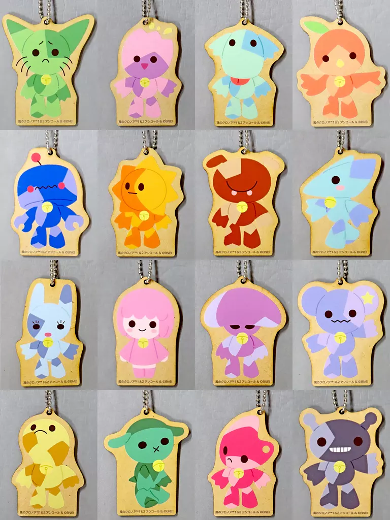 全16種セット 「風のクロノア ウッドコレクション モメットドールズ」