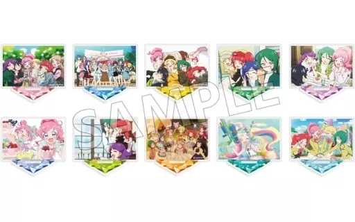 アクリルスタンド・アクリルパネル　全10種セット 「キラッとプリ☆チャン トレーディングミニアクリルスタンド」
